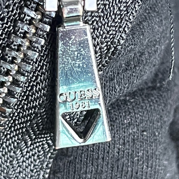 GUESS Asymmetrical Sherpa Lined Jacket - Picture 11 of 12